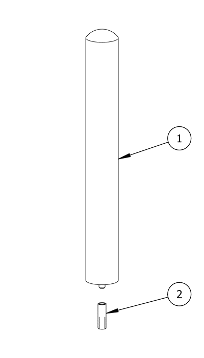 Diagram showing the parts list