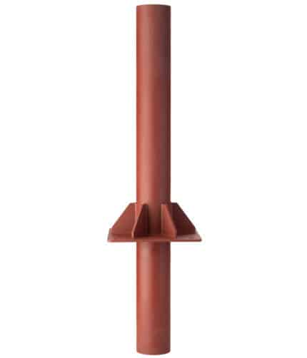 A studio shot of the R-1040-S10 crash rated bollard