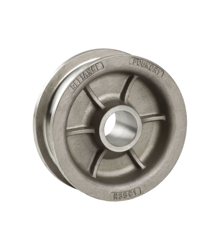 R-3561 double flanged industrial steel wheel