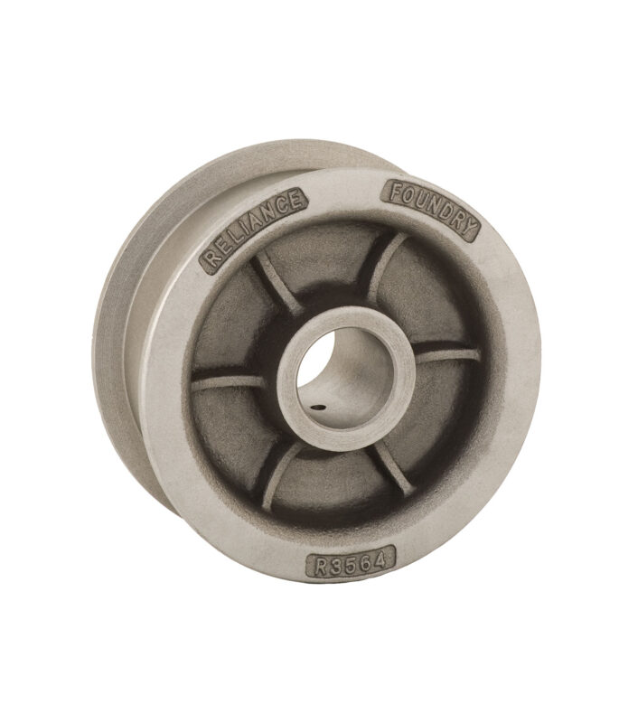 R-3564 industrial steel wheel double flanged