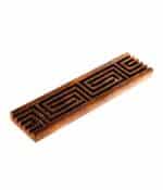 R-4989 Greek Key trench drain is 6 inches wide with classic Greek key motif