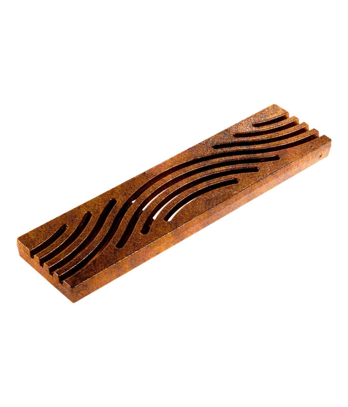 R-4989 Tidal Wave trench drain is 6 inches wide with wave patterns