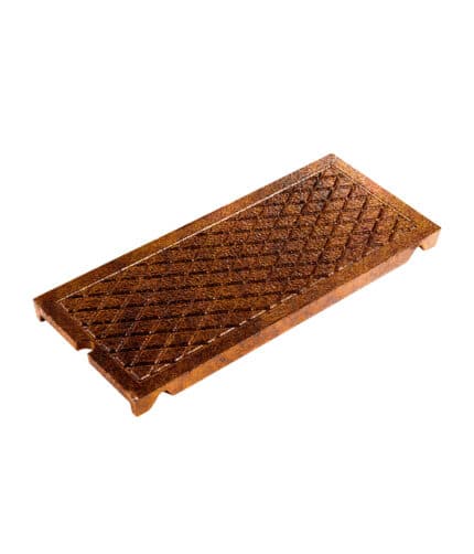 R-4990-BX type D trench cover with 10 inch width and solid lid