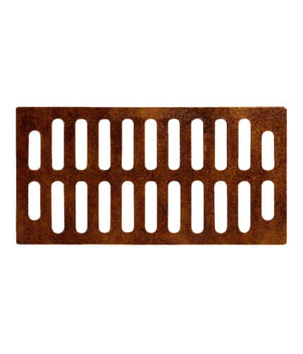 R-4990-CX type A trench drain with 12-inch width and wide grate slots