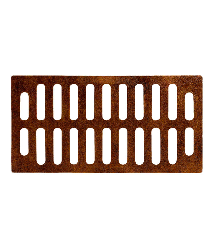 R-4990-CX type A trench drain with 12-inch width and wide grate slots