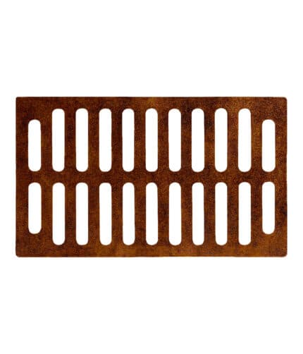 R-4990-DX type A trench drain with 14-inch width and wide grate slots