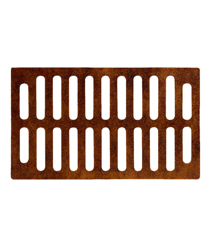 R-4990-DX type A trench drain with 14-inch width and wide grate slots