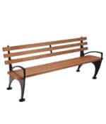 An angled studio shot of the R-5526 St. Louis bench with a white background