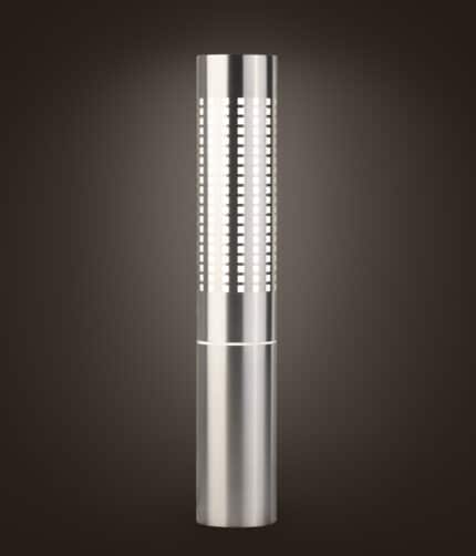 R-6302 Seattle Light Bollard illuminated in a dark space