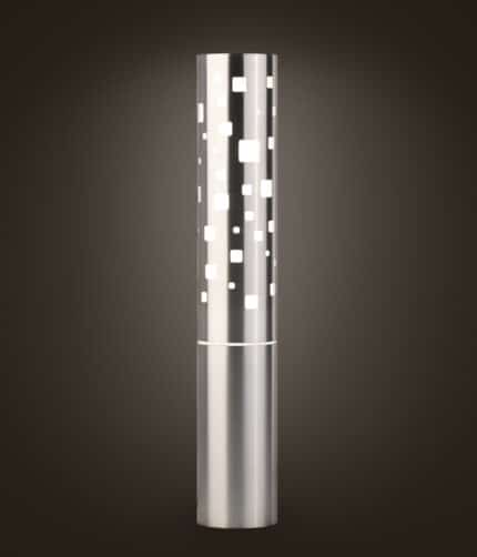 R-6303 Tegula Light Bollard illuminated in a dark space