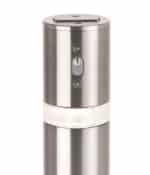 R-6464 Auralux Light Bollard close-up showing the locking mechanism