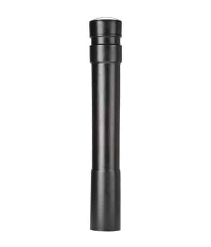 Black R-7173 decorative plastic bollard cover