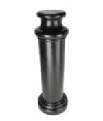 Black R-7174 decorative plastic bollard cover