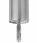 R-7187 bolt down bollard internal mounting system