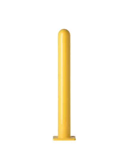 Yellow R-7236 bolt down bollard