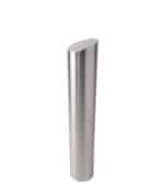 R-7302 slant-top stainless steel bollard cover