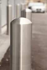 R-7305 stainless steel bollard cover with dome top