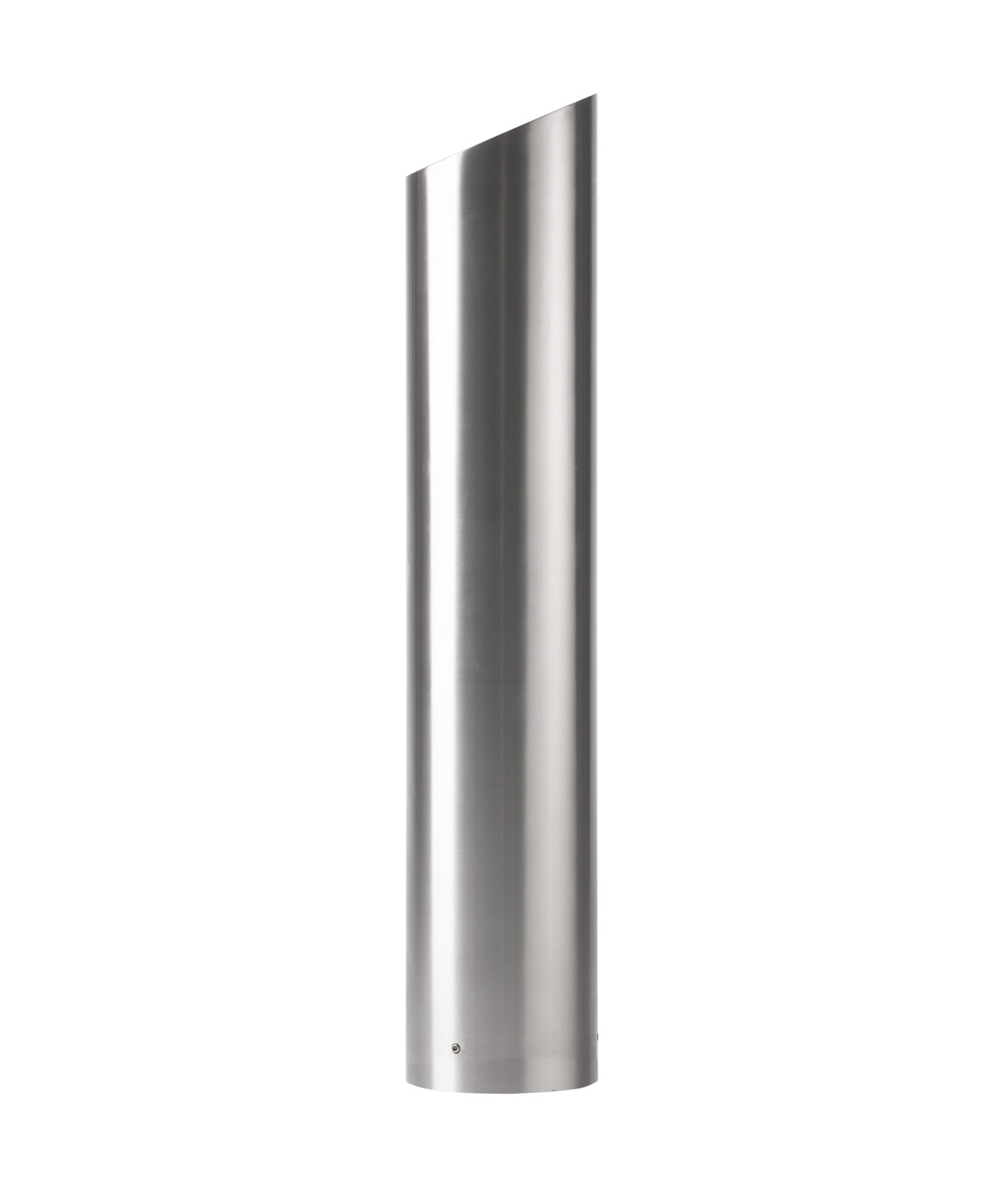 R-7306-EX slant-top stainless steel bollard cover