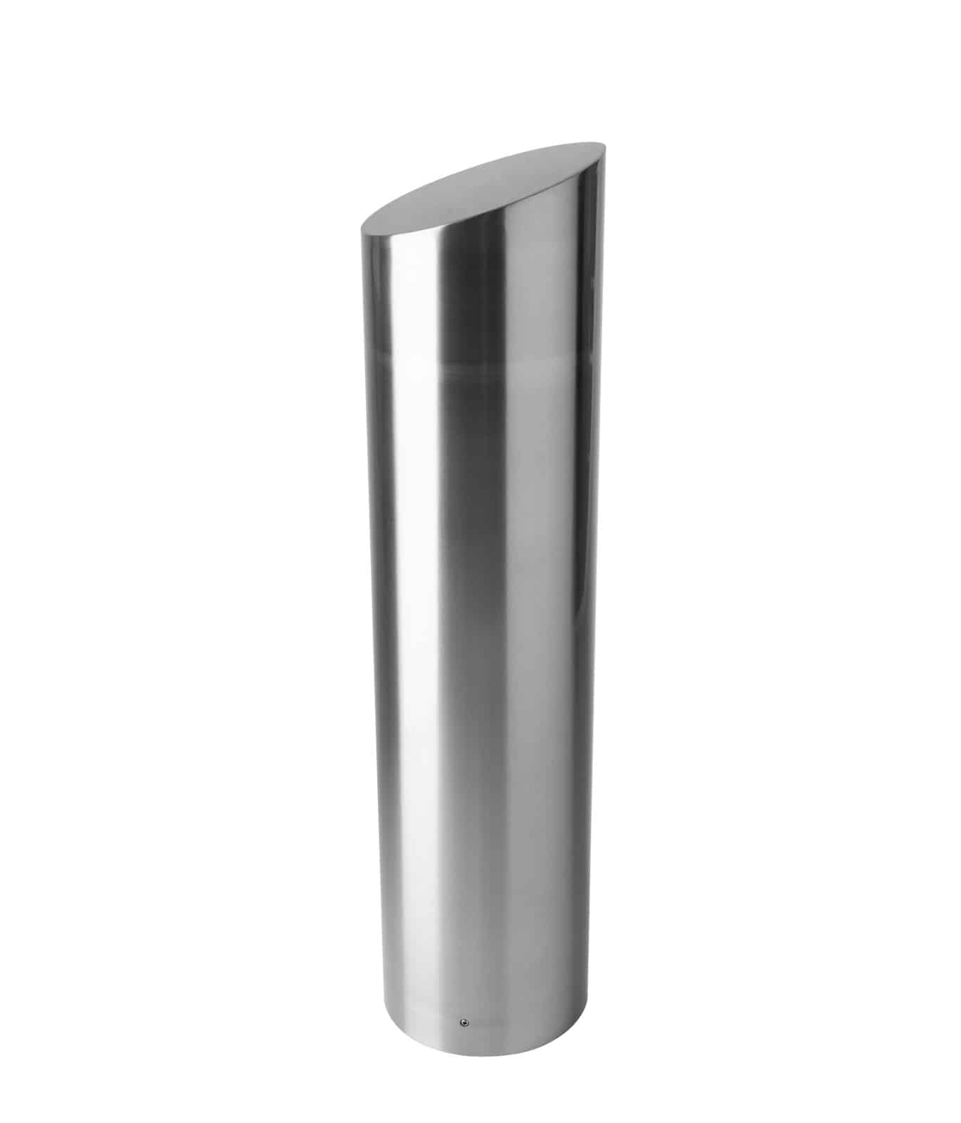 R-7310 angle-top stainless steel bollard cover