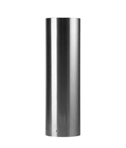 R-7315 flat-top stainless steel bollard covers