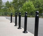R-7530 decorative bollards along street