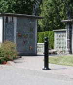 R-7530 decorative bollard in concrete