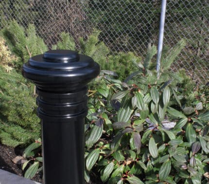 R-7573 decorative bollard top view