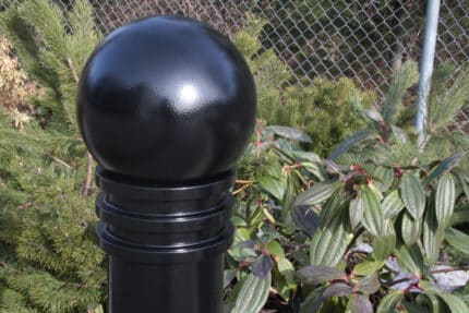 R-7575 decorative bollard top view