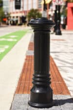 R-7591 decorative cast iron bollard