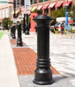 R-7591 decorative cast iron bollard