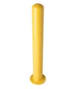 Yellow R-7902 steel bollard