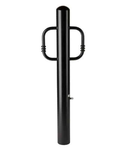R-7904 bike bollard with removable mount