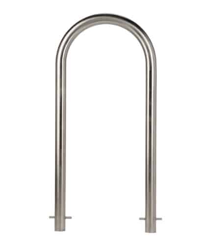 R-8238-SS stainless steel U bike rack