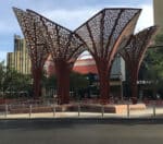 R-8460 stainless steel bollards in Las Vegas