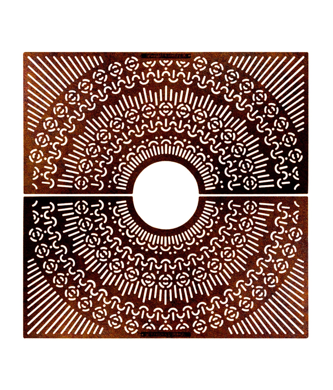 R-8757 Greenwich tree grate 4 feet square painted black