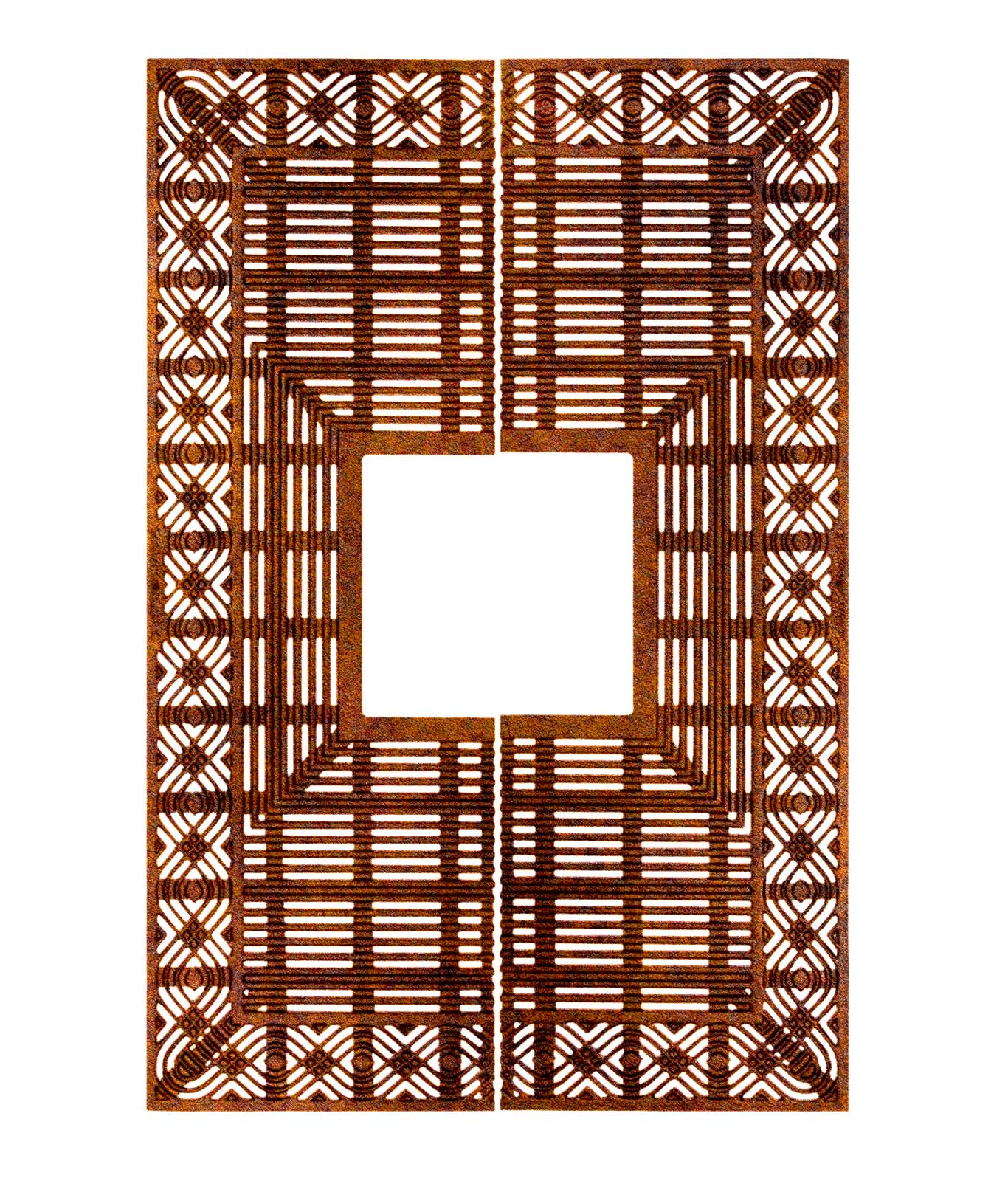 R-8850 Riverwalk tree grate measuring 48 x 72 inches