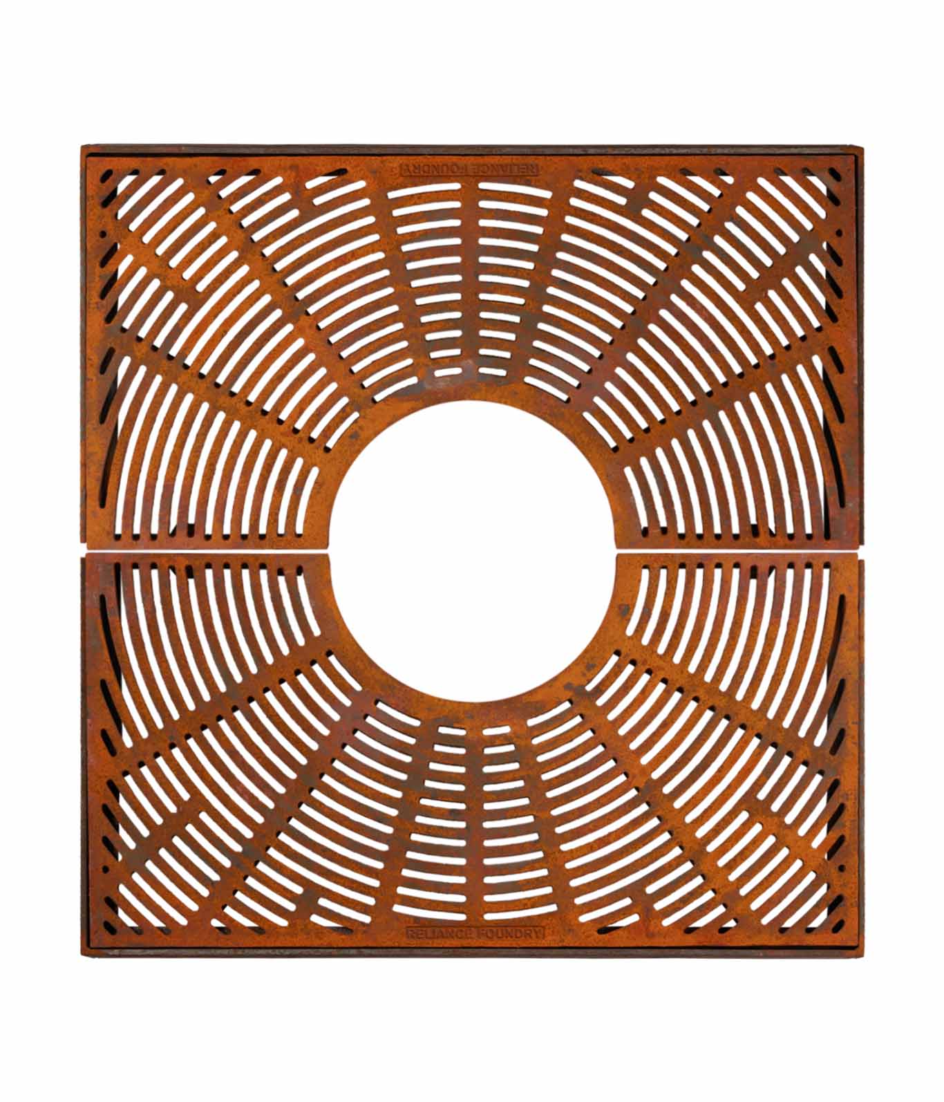 The R-8870 Cosmopolitan Tree Grate with a white background