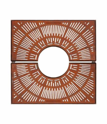 The R-8871 Solana Tree Grate with a white background