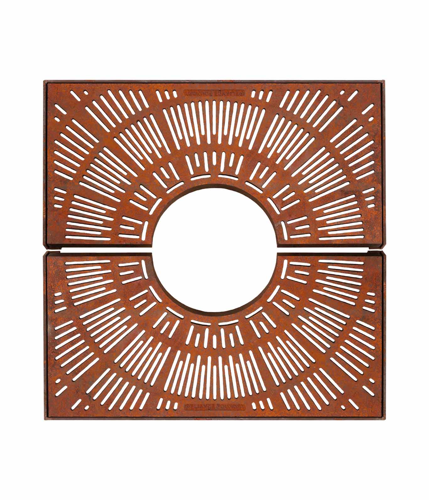 The R-8871 Solana Tree Grate with a white background