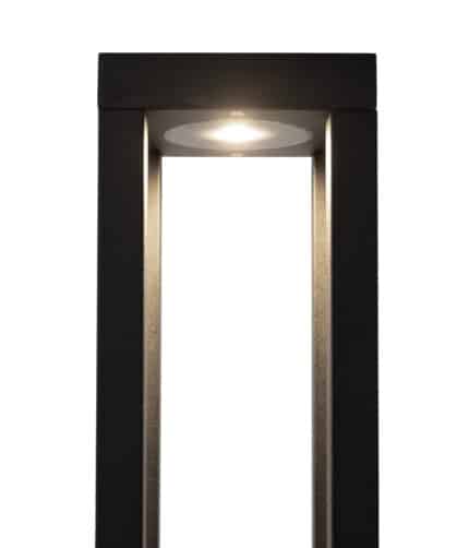 R-9835 Lighted Bollard illuminated close up.