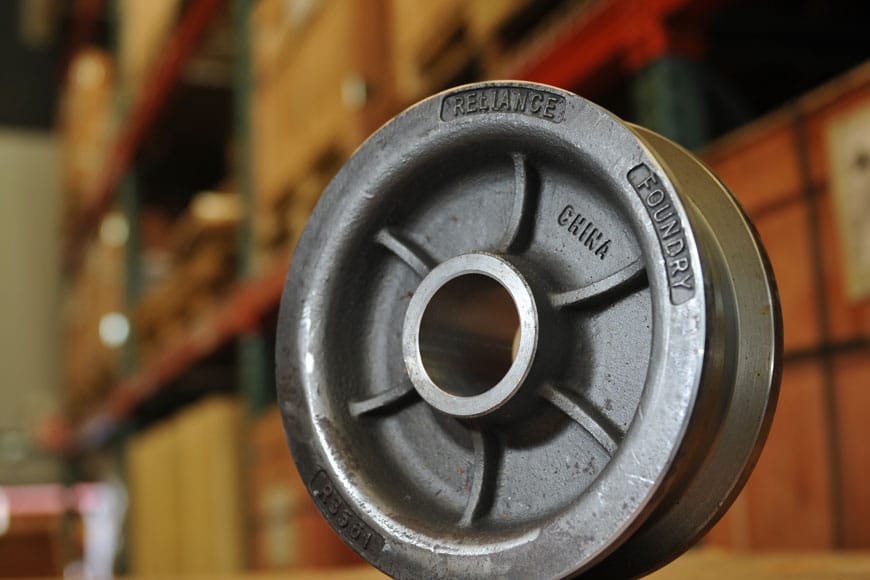 cast steel track wheels