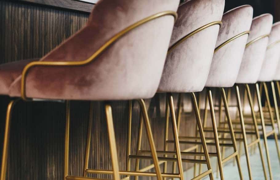 Elegant brass chair legs