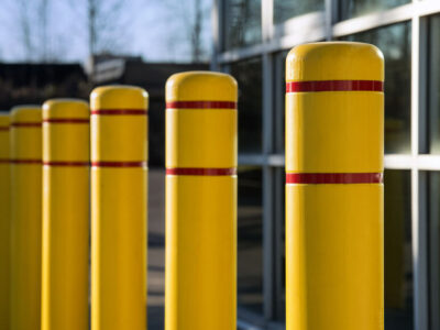 decorative plastic bollard covers