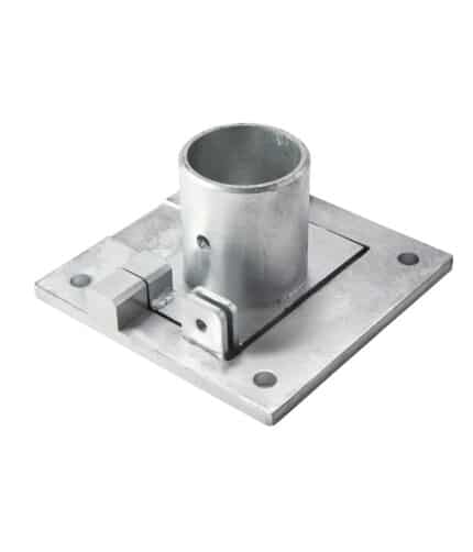 galvanized steel collapsible bollard mounting