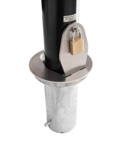 removable bollard mounting receiver