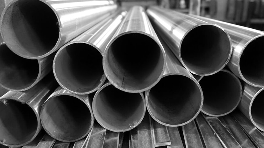 Stainless steel pipe and tube stack